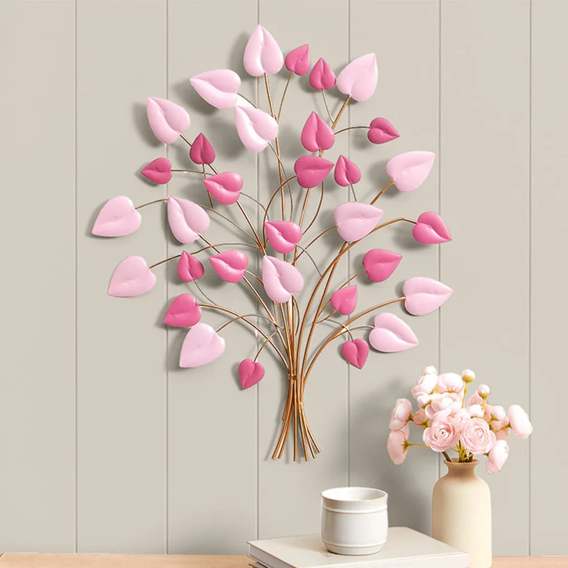 Decorative Metal Wall Tree Décor - Blue/Green, Copper, or Mauve - Image 4