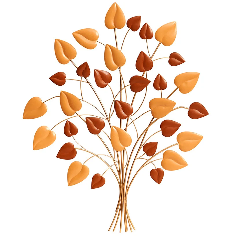 Decorative Metal Wall Tree Décor - Blue/Green, Copper, or Mauve - Image 6