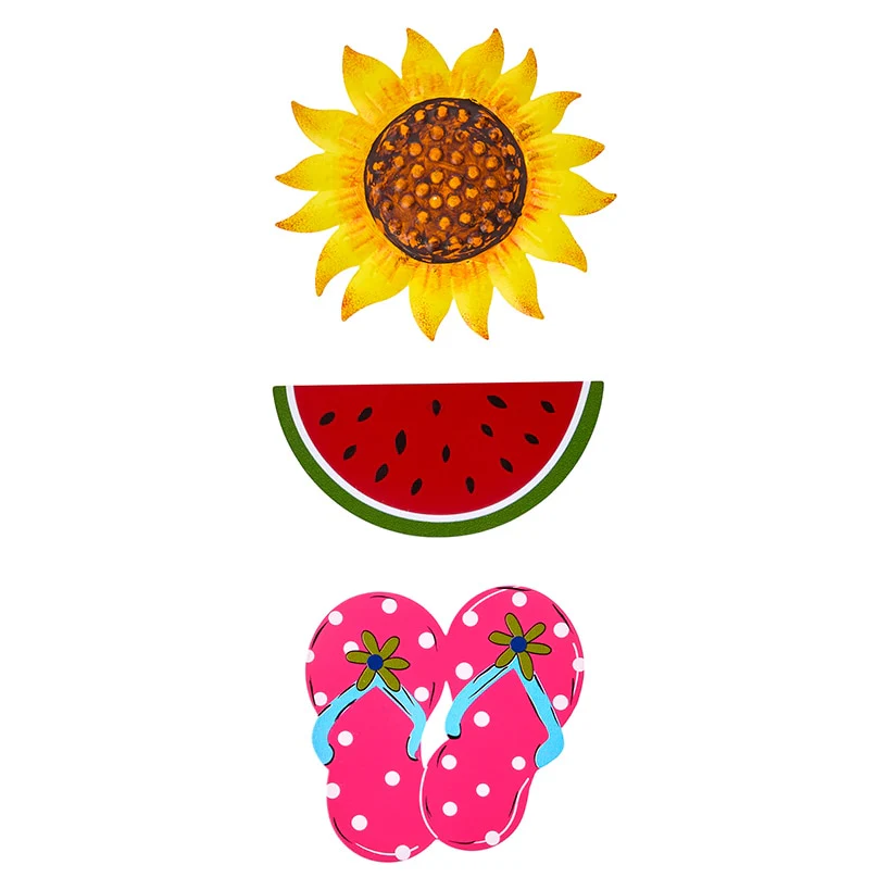 Decorative Plastic Cup Holder with Interchangeable Icons - Image 5