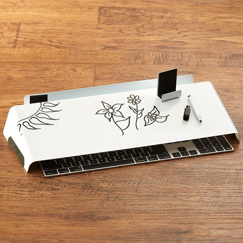 Desktop Dry-Erase Reminder Whiteboard with Marker/Eraser - Image 3