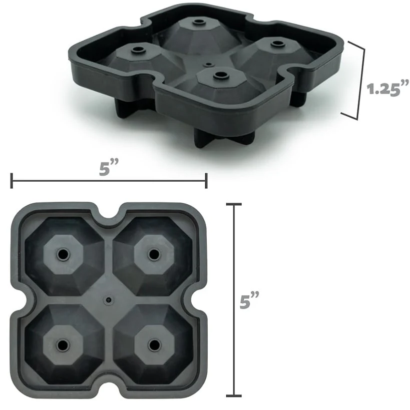 Diamond Shaped Ice Cube Tray for Cocktails - Image 4