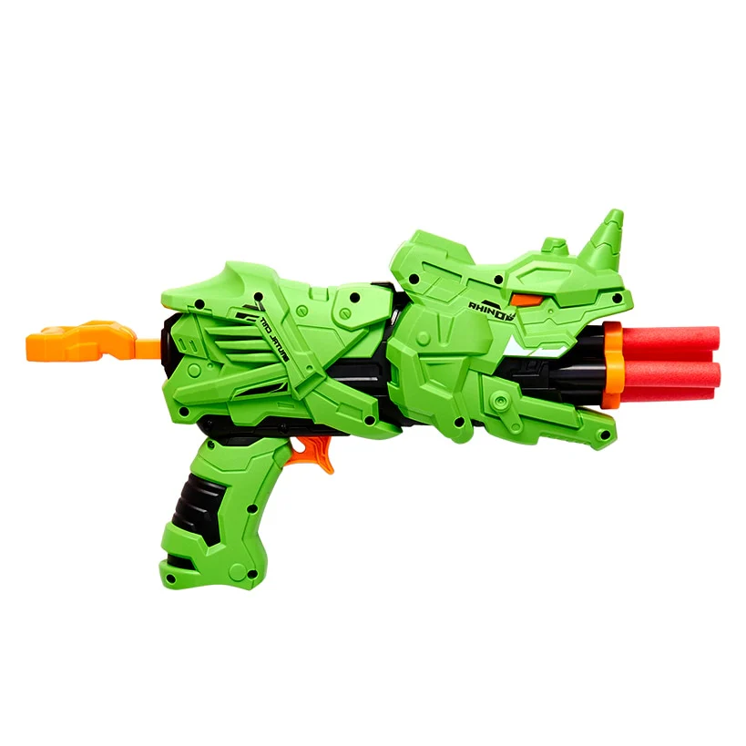Dino Foam Dart Blaster - 4 Dart Capacity for Ultimate Target Practice Fun - Image 2