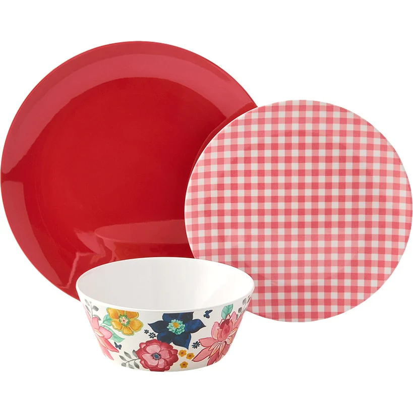 Dolly Parton Country Melamine Dinnerware Set - 12-Pc. - Image 2