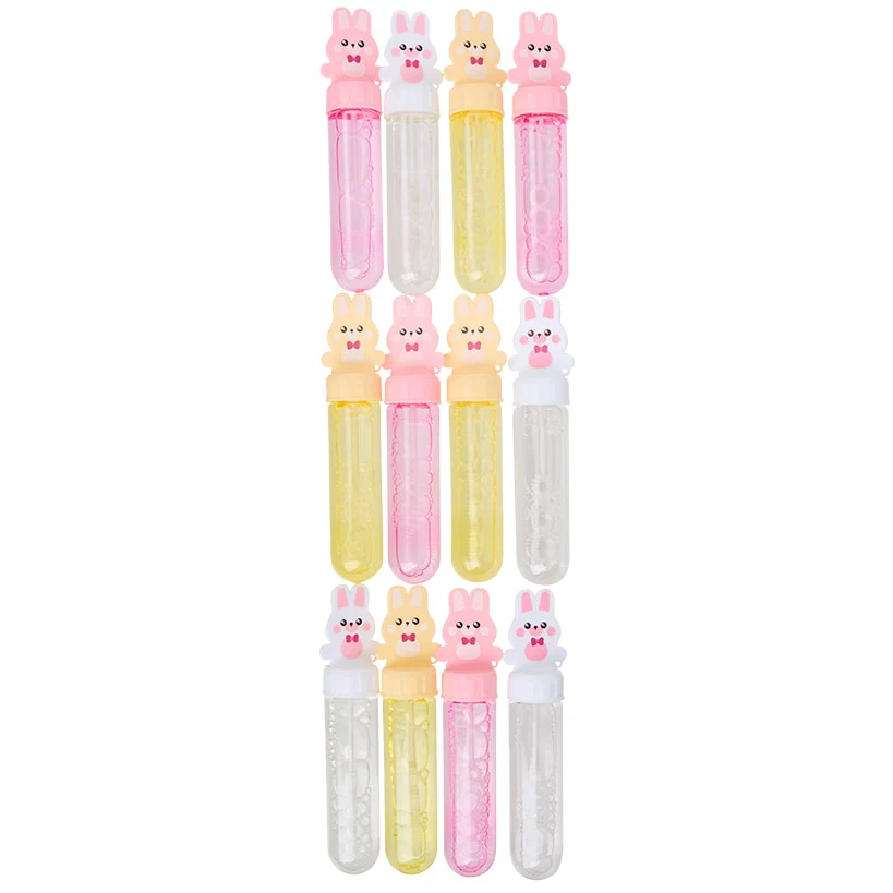 Easter Bunny Bubble Wands For Kids Easter Basket Party Favor Set Of 12 - Image 3