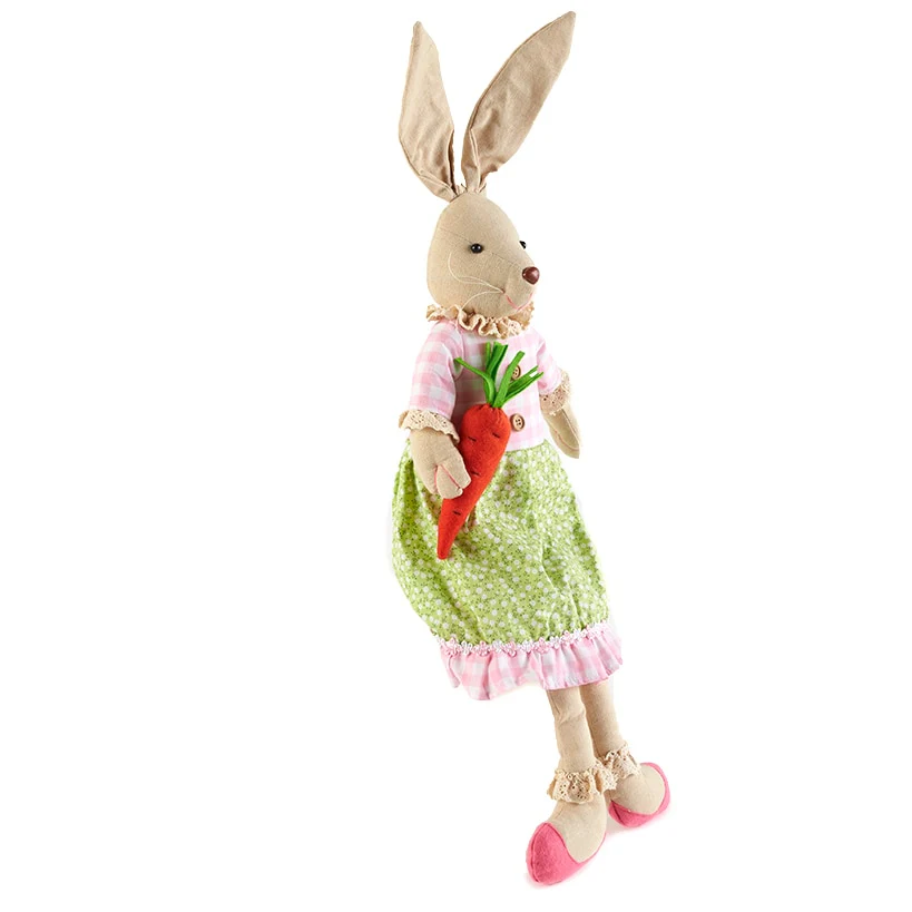 Easter Country Bunnies, Decorative Carrot Garland, or Carrot Wreath - Image 8