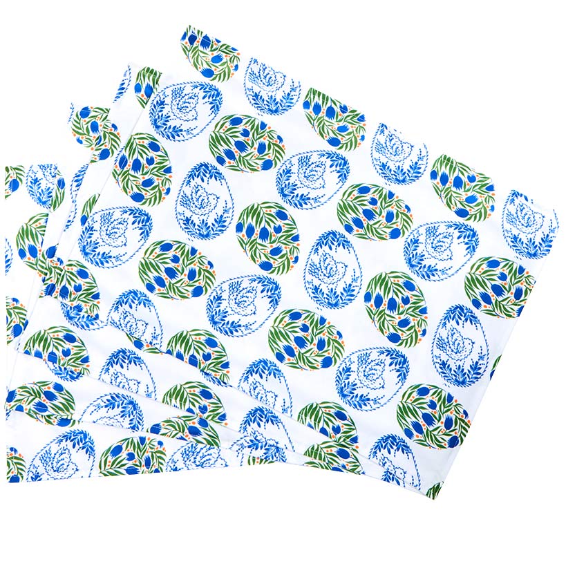 Easter Floral Egg Table Runner or Set of 4 Placemats - Image 4