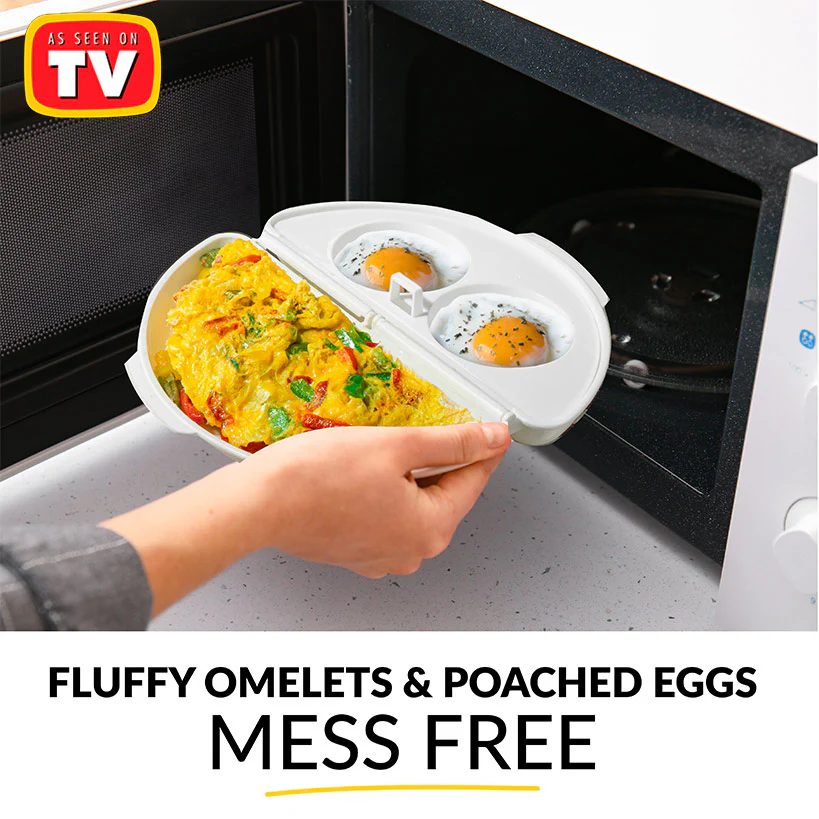 Egg 'n Omelet Cooker - Quick and Fluffy Omelets in Your Microwave - Image 8