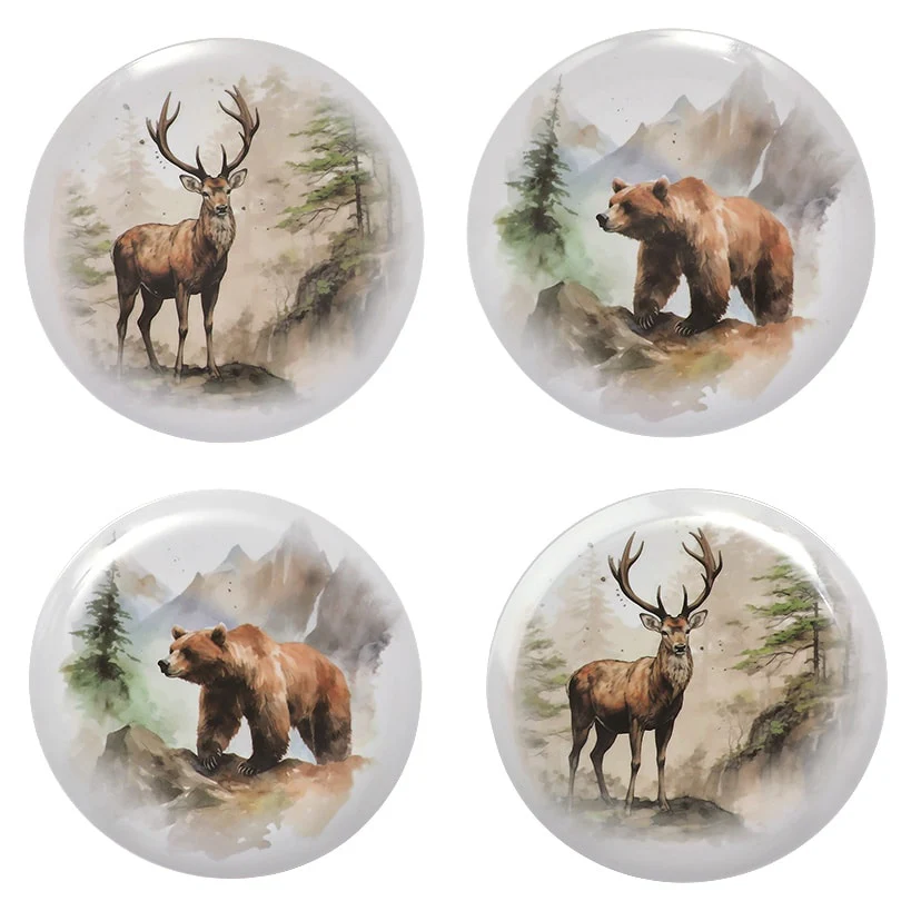 Enchanting Lodge Luxe Wilderness Salad Plates - Set of 4 - Image 4
