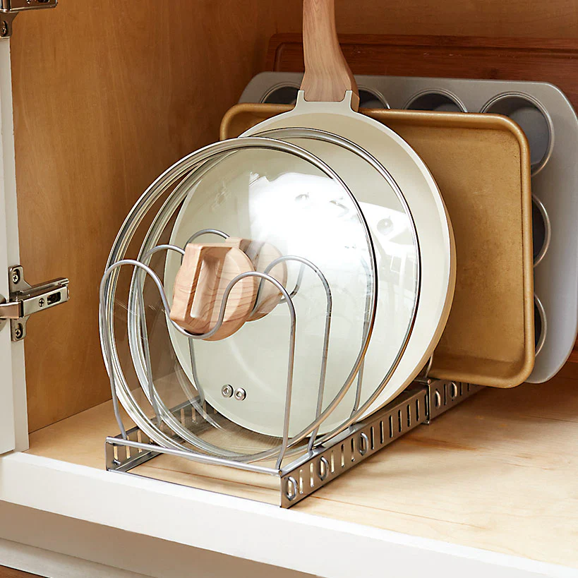 Expandable Pantry Pan and Pot Lid Organizer - Kitchen - Image 3