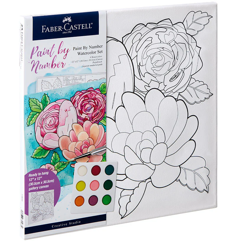 Faber-Castell Paint by Numbers Watercolor Gift Set - Image 5