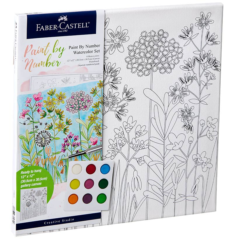 Faber-Castell Paint by Numbers Watercolor Gift Set - Image 6