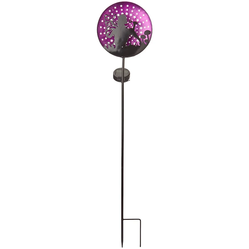 Fairy Solar Lighted Stake Garden Decoration Pink or Blue - Image 4