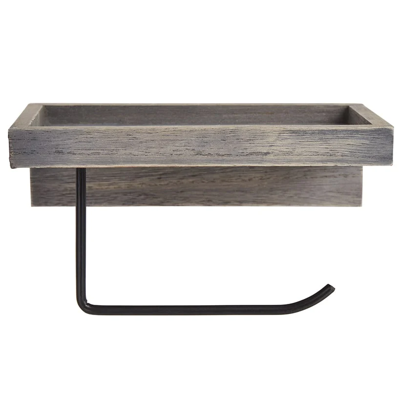 Farmhouse Bathroom Furniture Collection in Metal and Wood - Image 11