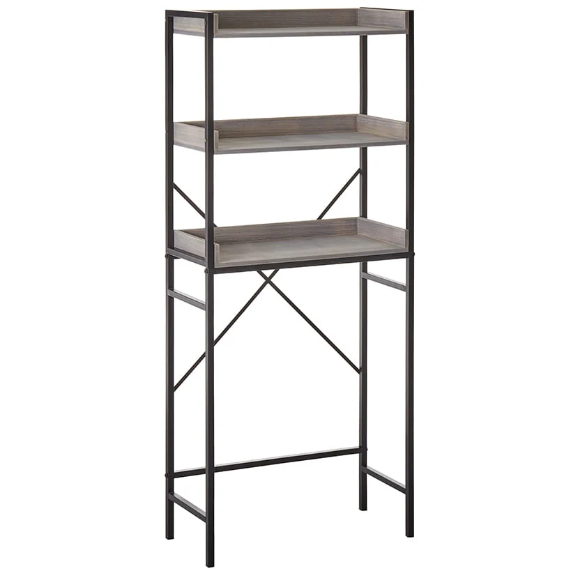 Farmhouse Bathroom Furniture Collection in Metal and Wood - Image 15
