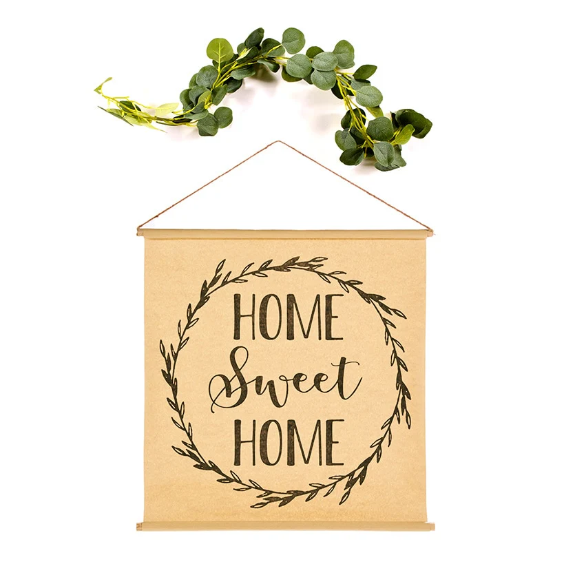 Farmhouse Paper Scroll Wall Hanging - Image 4