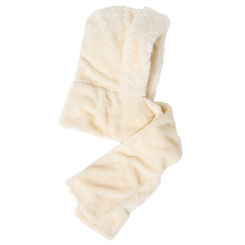 Faux Fur Hooded Scarf - Image 4