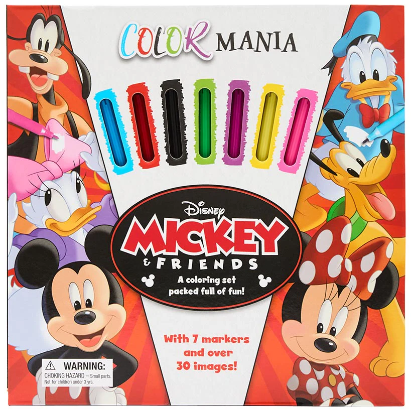 Favorite Characters Colormania with Felt Pens Princess Mickey or Spider-Man - Image 6