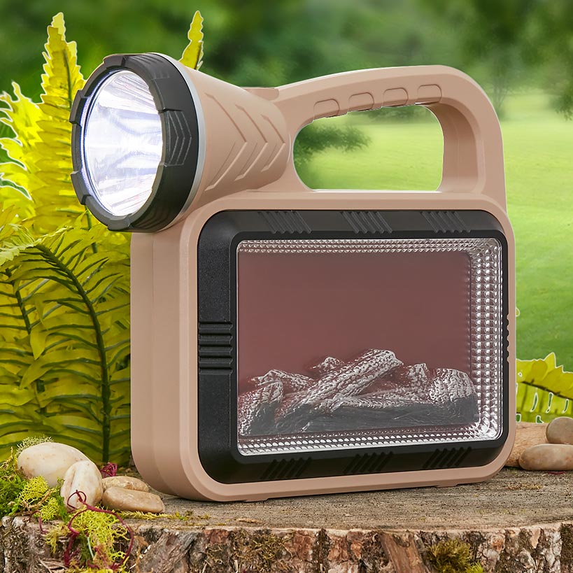 Flame-Type Solar Camping Lantern Sunlight or USB Chargeable - Image 3