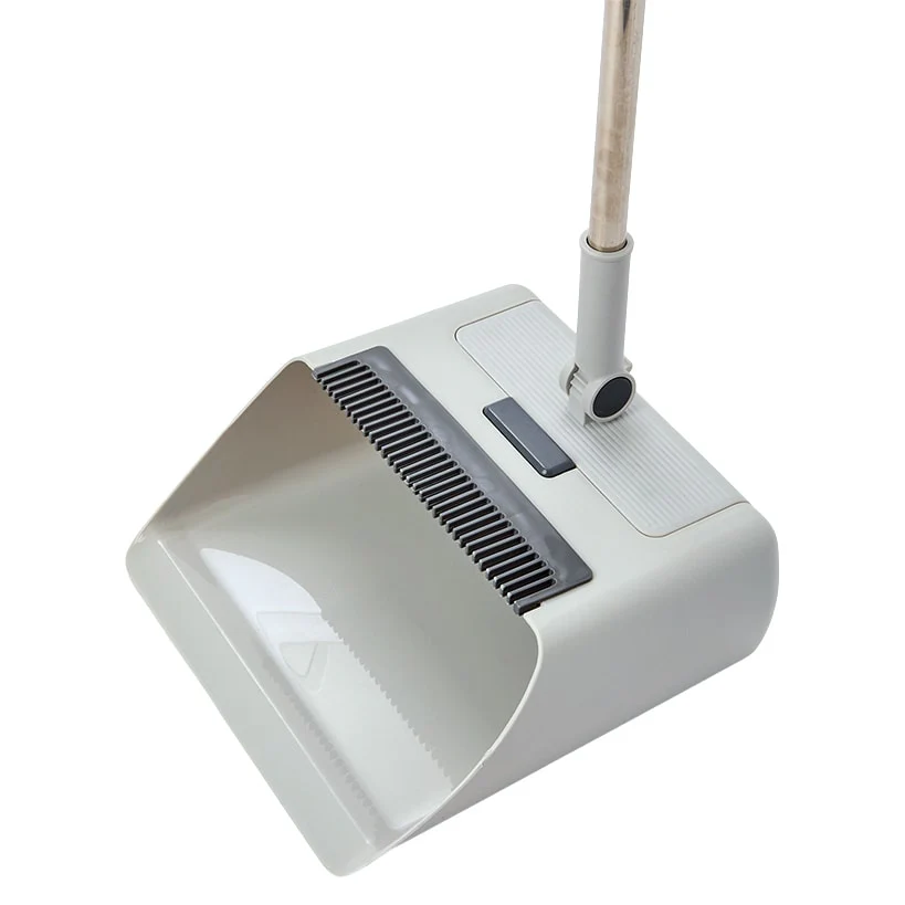 Floor Broom Brush Heads With Dustpan Cleaning Set Indoor Outdoor Use - Image 2