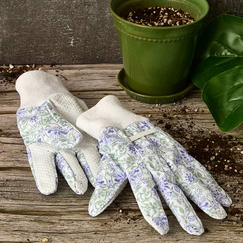 Flower Print Gardening Gloves - Image 3