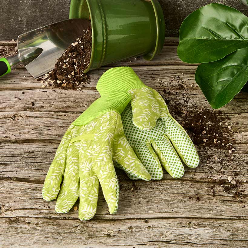 Flower Print Gardening Gloves - Image 5