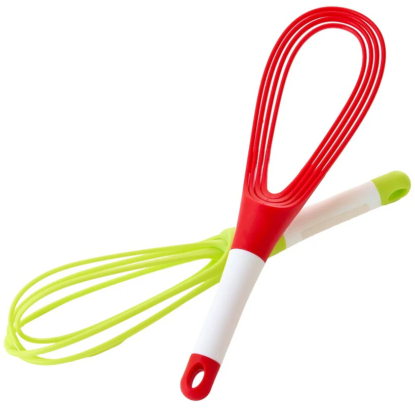 Foldable Silicone Kitchen Whisks - Set of 2 - Image 2