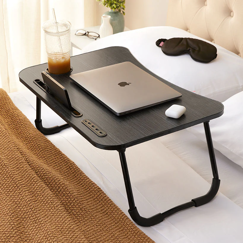 Folding Lap Desk With 4 USB-A Ports And Fan - Image 4