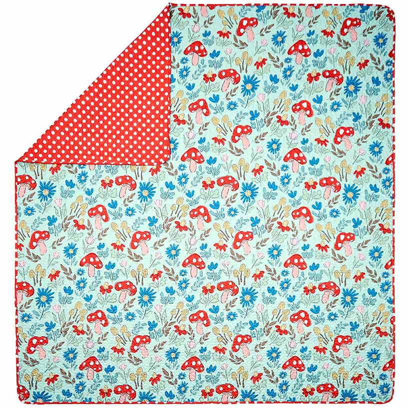 Galloway Mushroom Full/Queen or King Quilt or Sham - Image 3