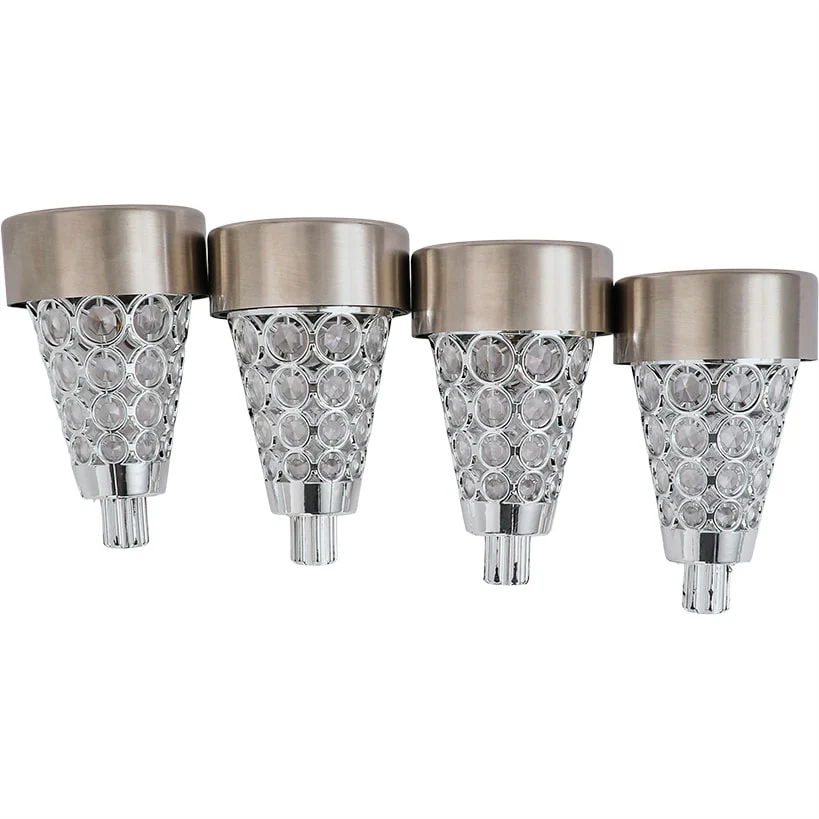 Garden Stake Lights Crystalline Design-Set of 4 - Image 4