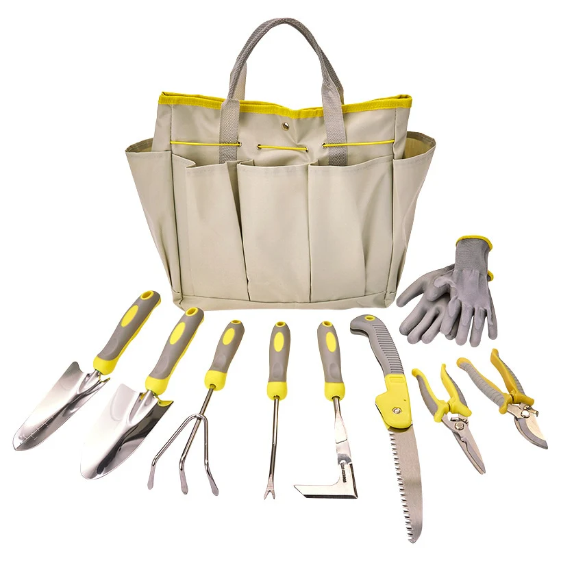 Garden Tool Set With Caddy - 10 Piece Set - Image 2