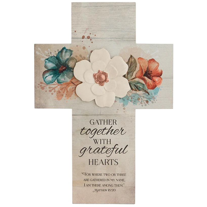 Gather Together Collection - Pie Plate, Wall Cross, Measuring Spoons, Tray - Image 8