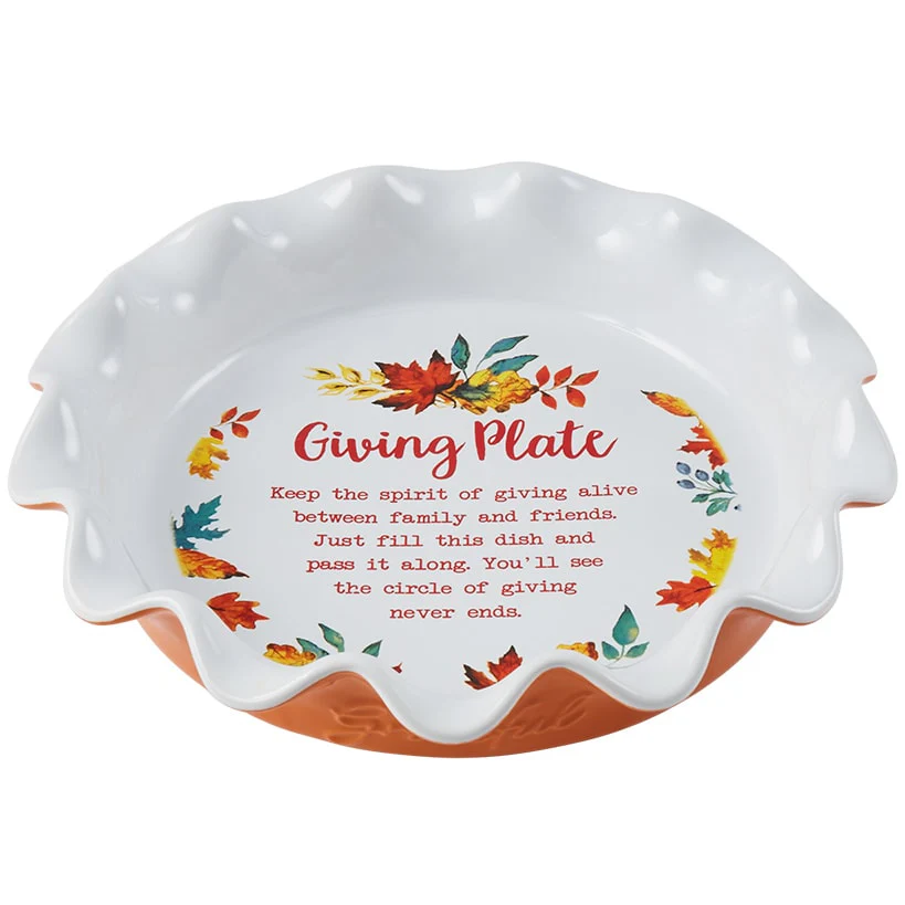 Giving Pie Plate