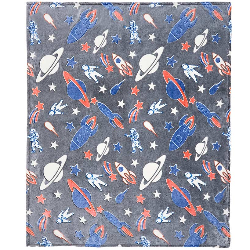 Glow-in-the Dark Blanket for Kids 50" x 60" - Image 4