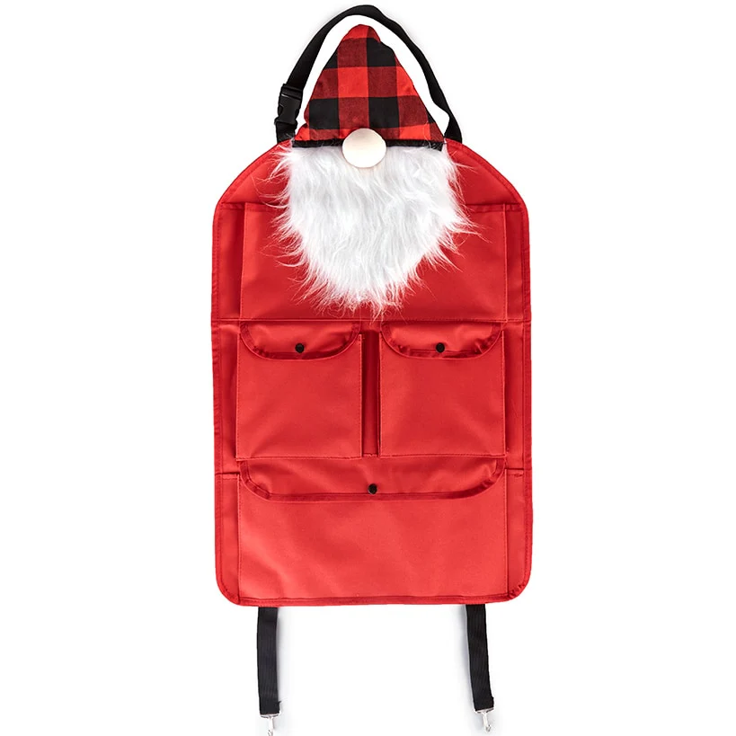 Gnome Back Seat Organizer-Adjustable Straps and Multiple Pockets - Image 5
