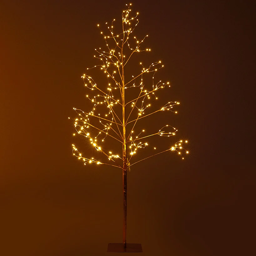 Golden Lighted LED Tree - Image 5