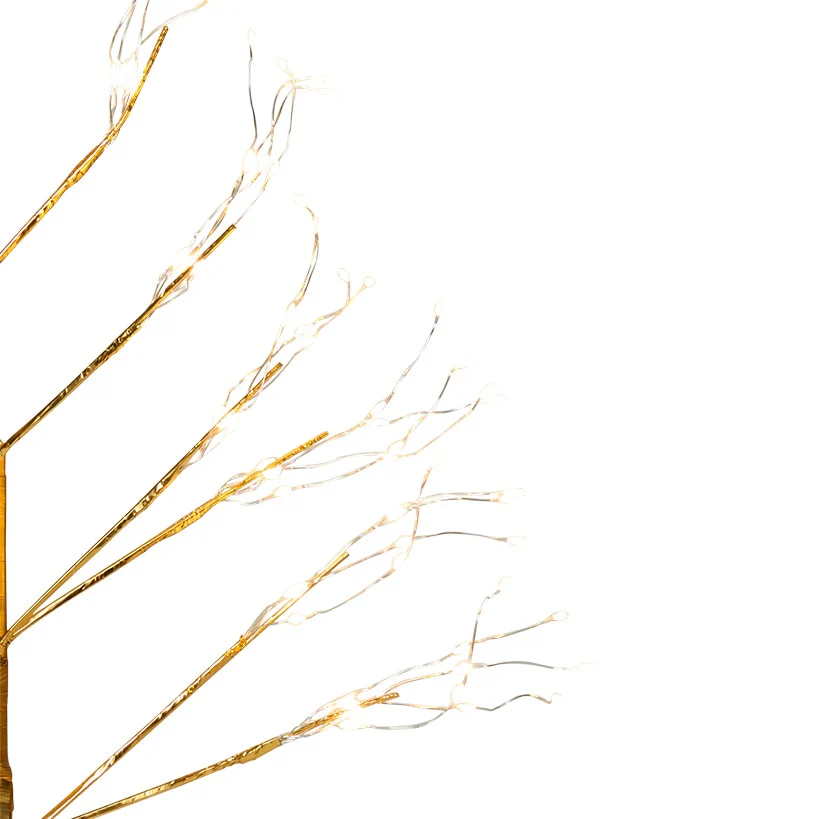 Golden Lighted LED Tree - Image 7