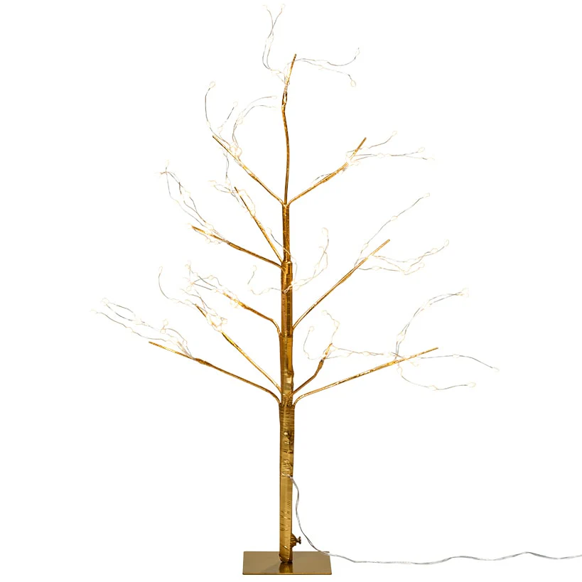 Golden Lighted LED Tree - Image 9