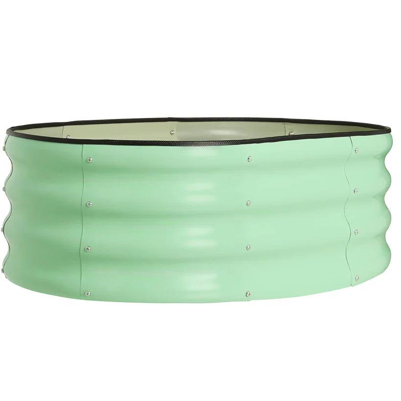 Green Oval Garden Raised Bed Kit - Image 3