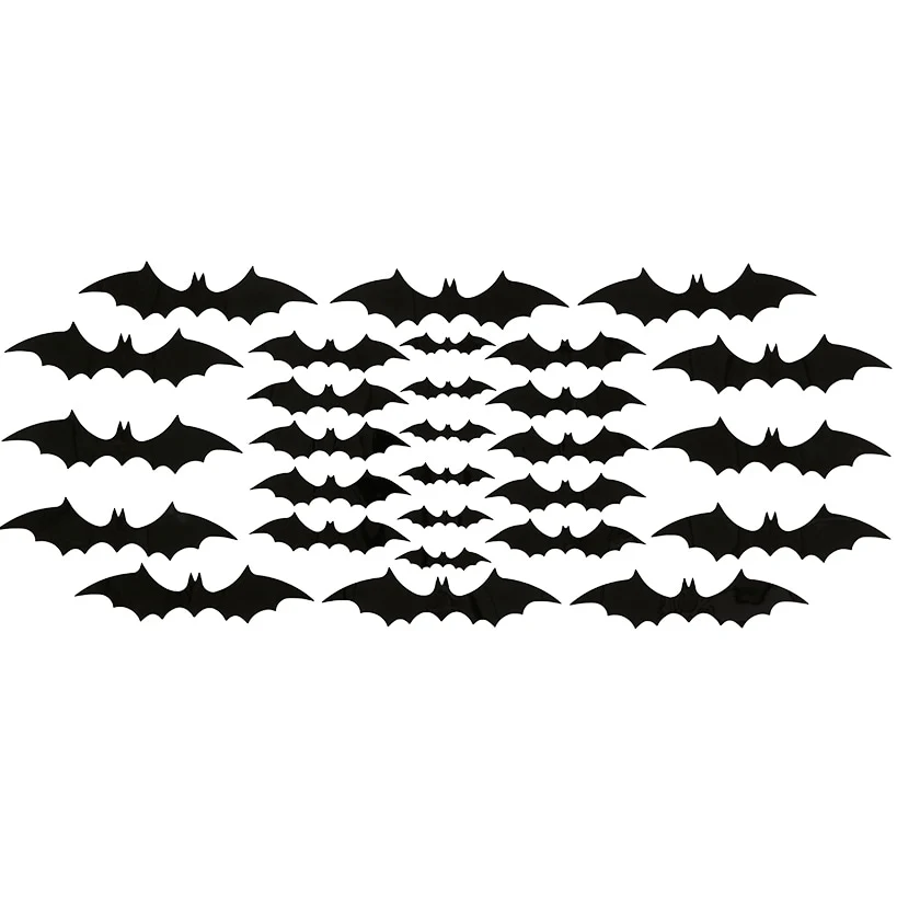 Halloween Bat Decor - 28 Piece Set - Image 3