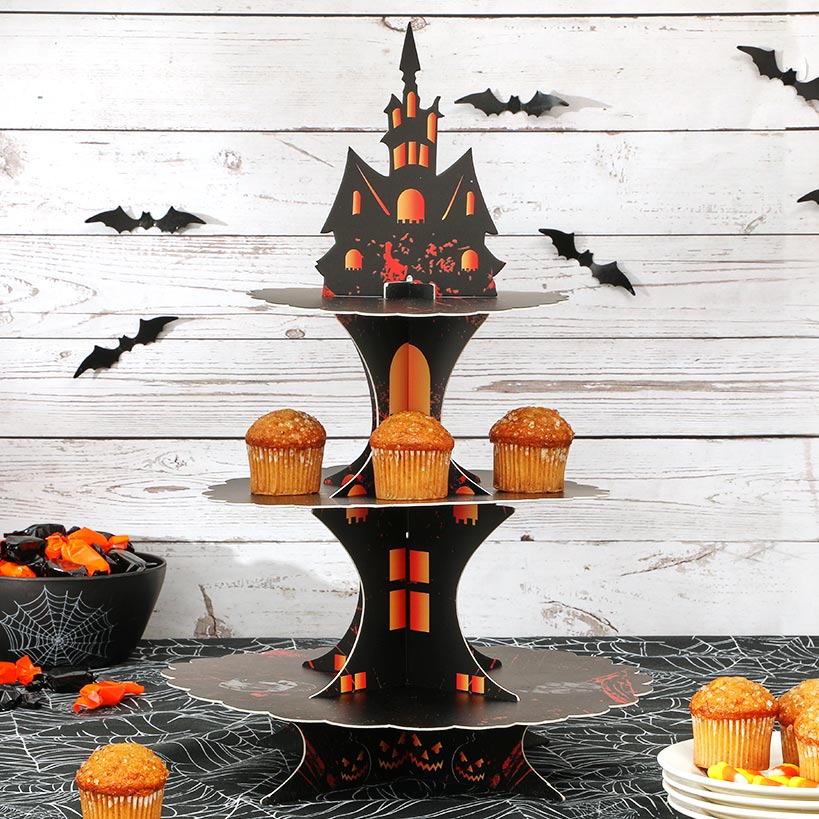 Halloween Spooktacular Dessert or Cupcake Display Stand 3-Tier - Image 2