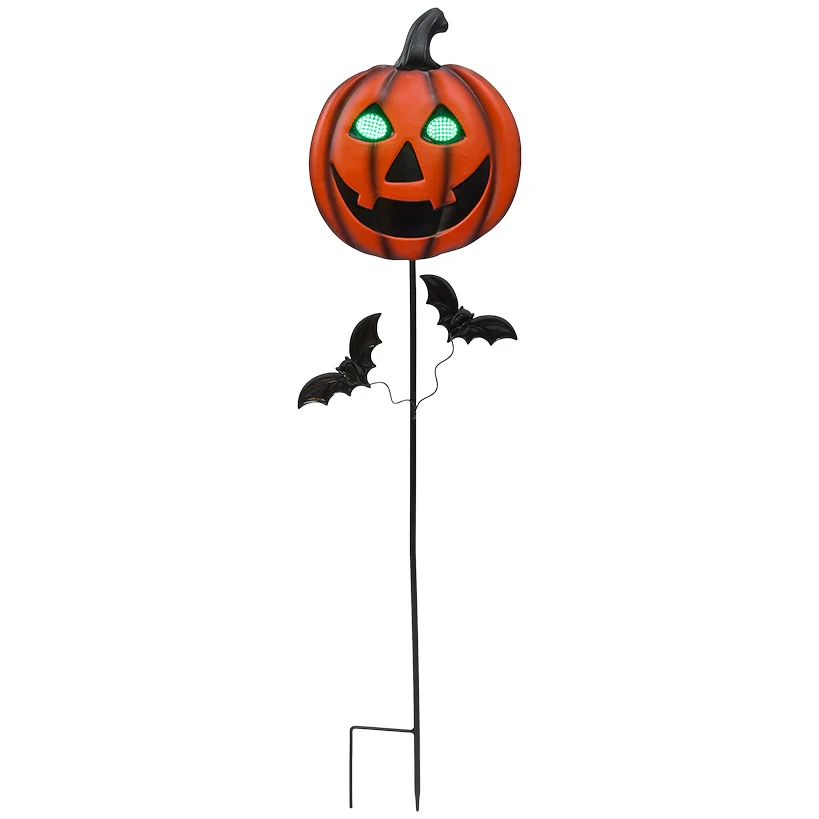 Halloween Stake Animated Jack-O'-Lantern or Skull - Image 6