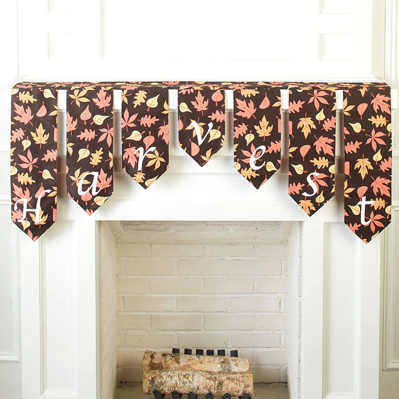 Harvest-Themed Mantel Scarf - Image 3