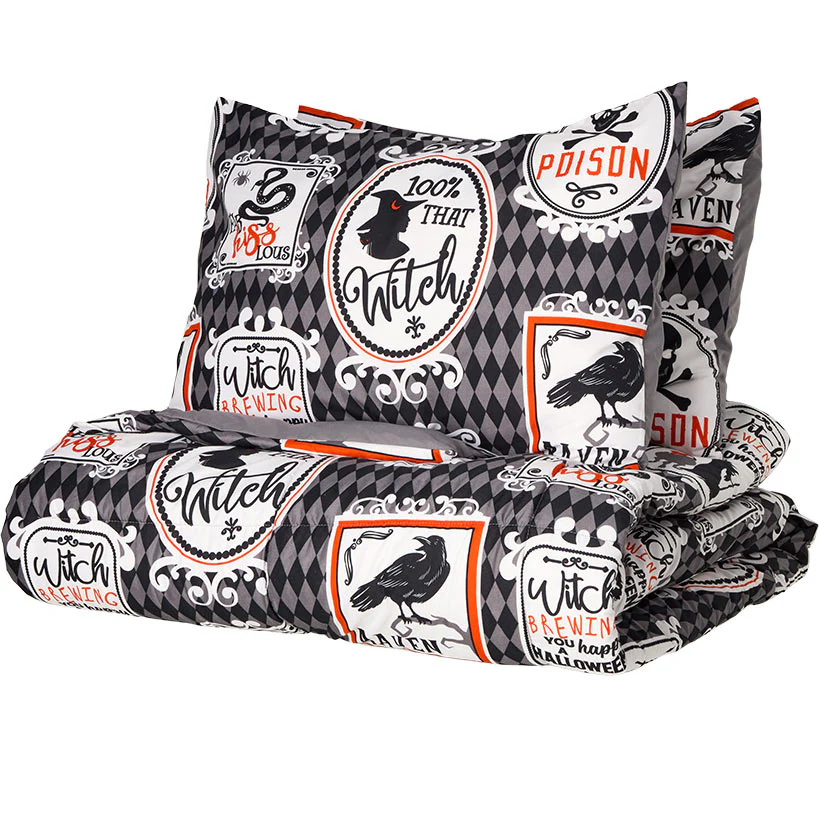 Haunted Walls Comforter Set and Flannel Throw Bundle - Image 5