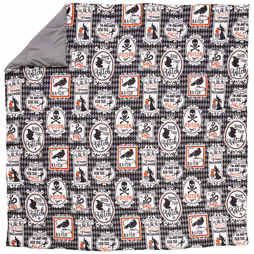 Haunted Walls Comforter Set and Flannel Throw Bundle - Image 8