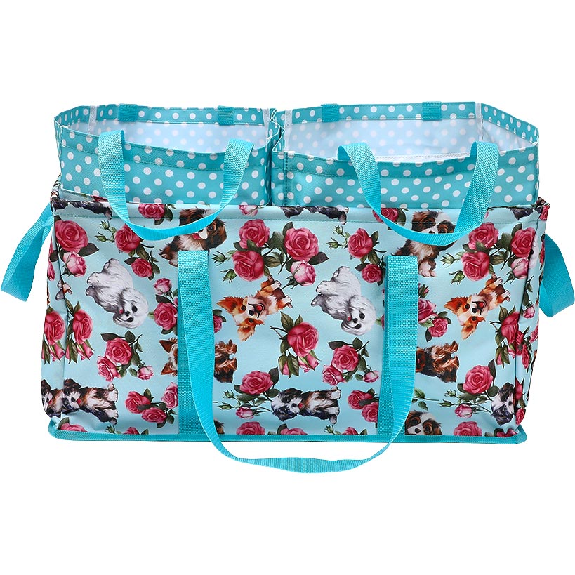 Heavy-Duty All Purpose Patterned Tote Bags - Set of 3 - Image 10