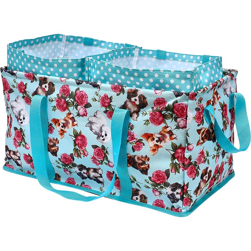 Heavy-Duty All Purpose Patterned Tote Bags - Set of 3 - Image 17