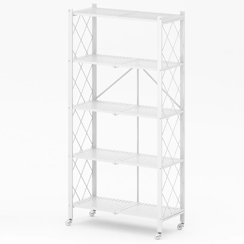 Heavy Duty Foldable Storage Shelving Unit - 5-Tier - Image 3