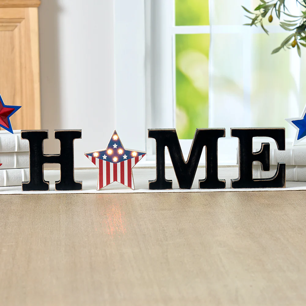 Home Sign with Lighted Heart or Set of 4 Icons - Image 4
