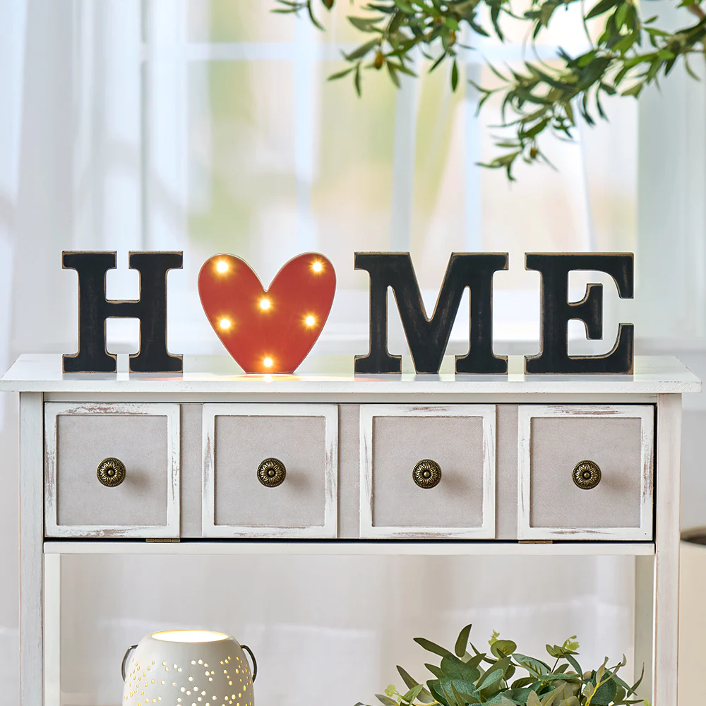 Home Sign with Lighted Heart or Set of 4 Icons - Image 6