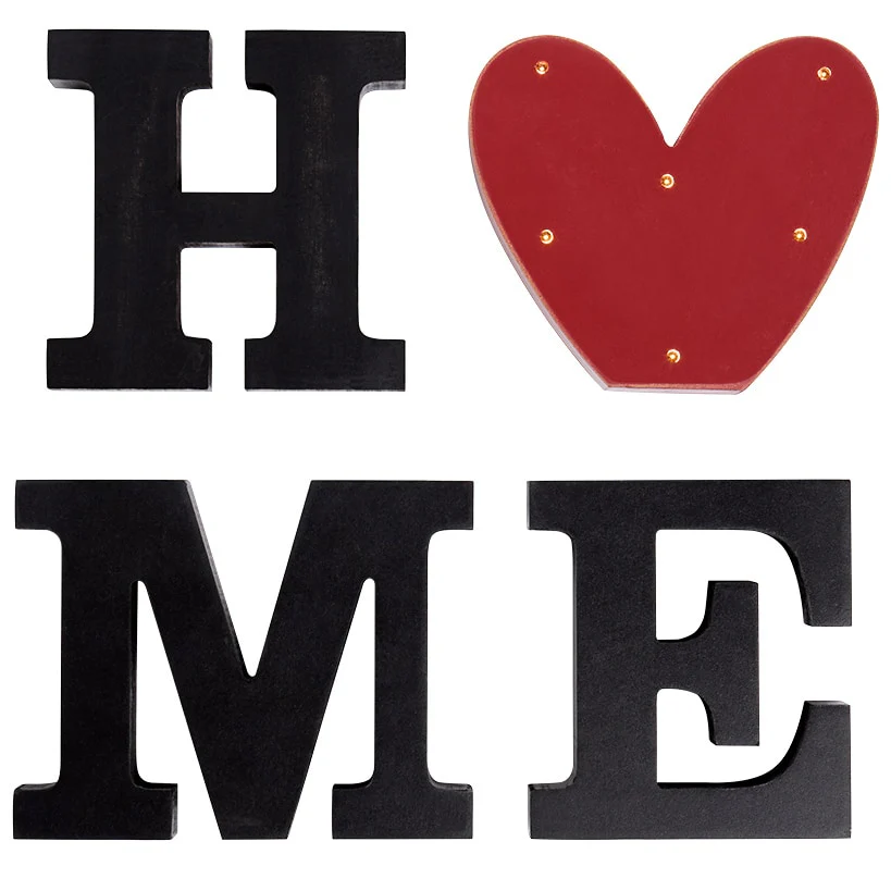 Home Sign with Lighted Heart or Set of 4 Icons - Image 8